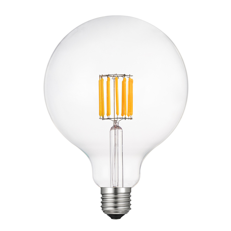 LED E27 G125 8W 6500K 230V AC 910LM RA80 GLOBE1258CW
