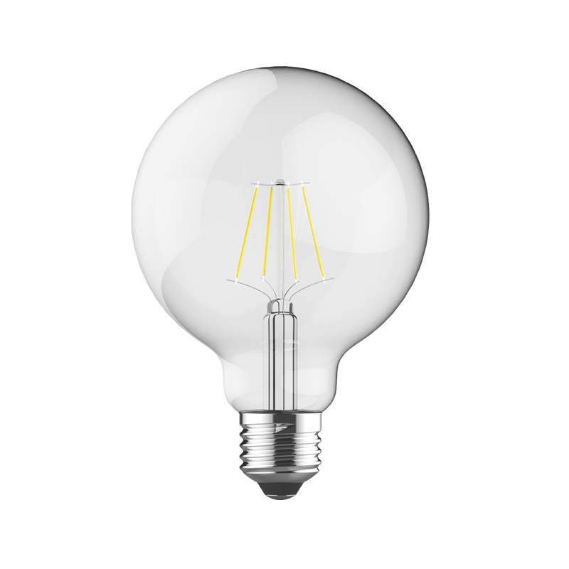 LED FILAMENT G95 E27 230V 7W 2.700K 360° 600Lm Ra80 GLOBE957WW