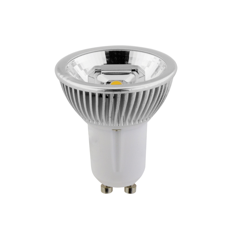 DIM GU10 6W 6.500K 40° 230V 400lm ±5% LED COB GU106CW40