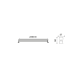 LED H.P. WALL WASHER 12W 6000K 1.050Lm 25° 230V 0,2m IP65 LENSO1260