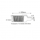 LED STREET LUMINAIRE 36W 3960LM 4000K 120X50˚ CLASS I 230V AC IP66 NOLA3640