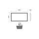 LED PANEL 30W 295X595X32mm 3000K 2790Lm 230V AC Ra80 OTIS30603030