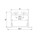 AISH BLACK ALUMINUM RECESSED PROFILE 2.5m/pc WITHOUT COVER P240R
