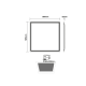 LED PANEL 40W 595X595X32mm 6500K 4500Lm 230V AC Ra80 50.000Hrs PILO60604065