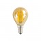 LED FILAMENT E14 BALL AMBER DIM 6W 2700K 230V AC 550LM RA80 RETRO6WWDIMAM