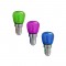 E14 LED 1W PURPLE-BLUE-GREEN 230V AC 60Lm 2835SMD Ra80 3PCS-PACK ST26PBGP