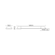 LED LINEAR LUMINAIRE 36W 2850LM 4000K 120° 230V AC IP44 Ra>80 30.000HRS TIMS3640