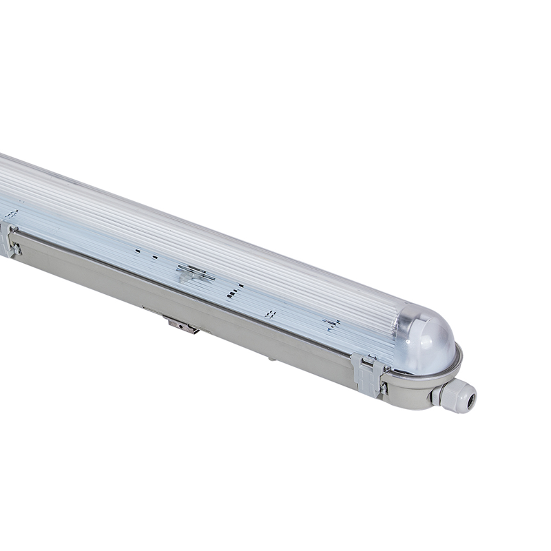 EMPTY IP65 LUMINAIRE FOR 1X1200mm T8 G13 LAMP 2-SIDE AC.L7136LED