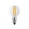 LED FILAMENT E14 BALL 4W 4000K 230V AC 410LM RA80 RETRO4NW