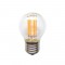 LED FILAMENT E27 BALL 6W 4000K 230V AC 560LM RA80 GLAMO6NW