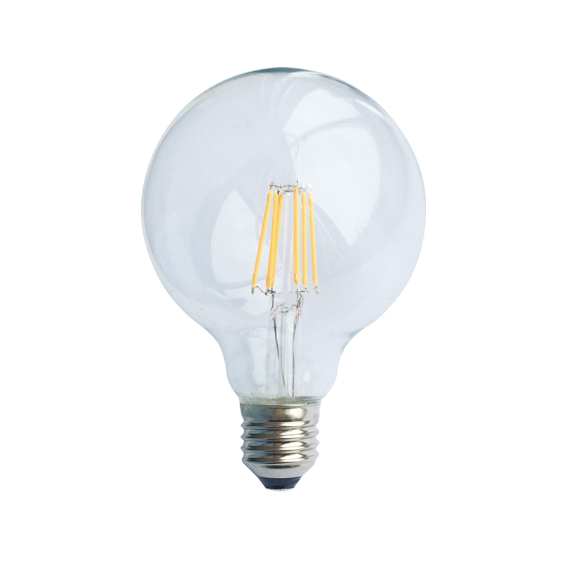 LED FILAMENT E27 G95 DIM 6W 4000K 230V AC 700LM RA80 GLOBE956NWDIM