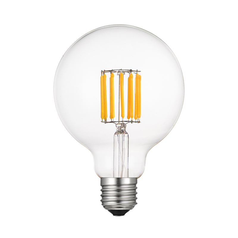 LED FILAMENT E27 G95 10W 2700K 230V AC 1060LM RA80 GLOBE9510WW