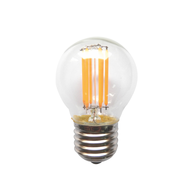 LED FILAMENT E27 BALL 6W 2700K 230V AC 550LM RA80 GLAMO6WW