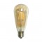 LED FILAMENT E27 ST64 AMBER DIM 8W 2700K 230V AC 880LM RA80 EDIS8WWDIMAM