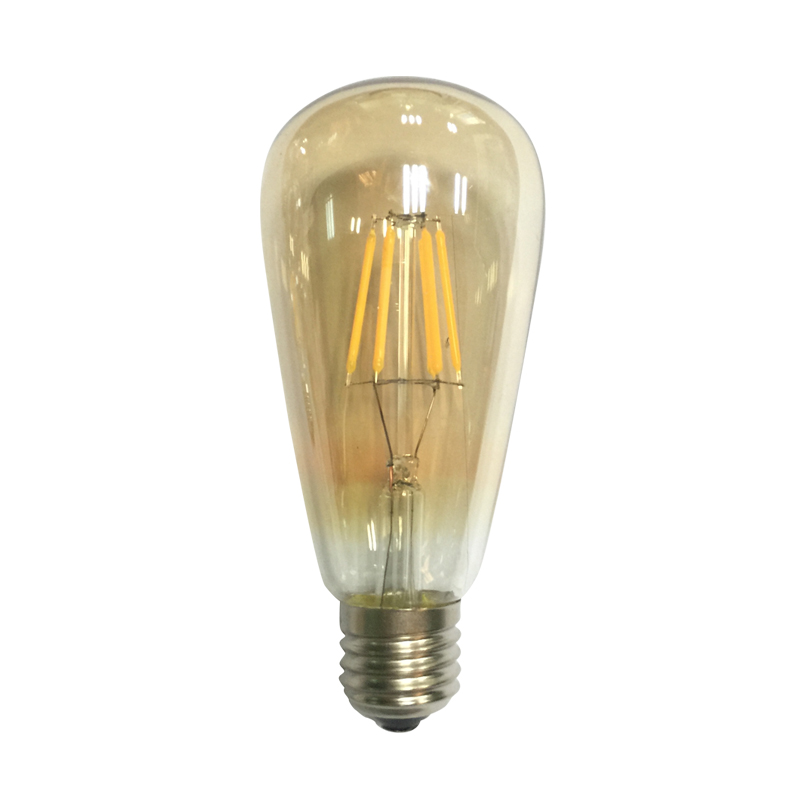 LED FILAMENT E27 ST64 AMBER DIM 8W 2700K 230V AC 880LM RA80 EDIS8WWDIMAM LED FILAMENT E27 ST64 AMBER DIM 8W 2700K 230V AC 880LM RA80 EDIS8WWDIMAM