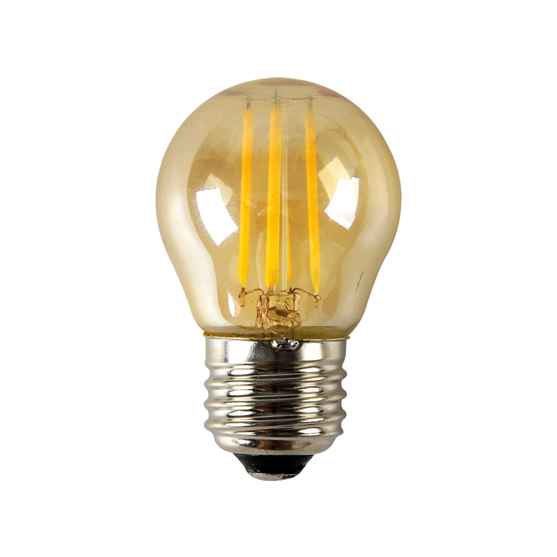 LED FILAMENT E27 BALL AMBER DIM 6W 2700K 230V AC 540LM RA80 GLAMO6WWDIMAM