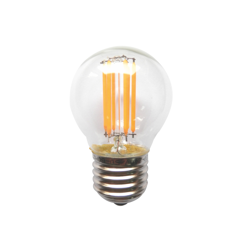 LED FILAMENT E27 BALL DIM 4W 2700K 230V AC 400LM RA80 GLAMO4WWDIM