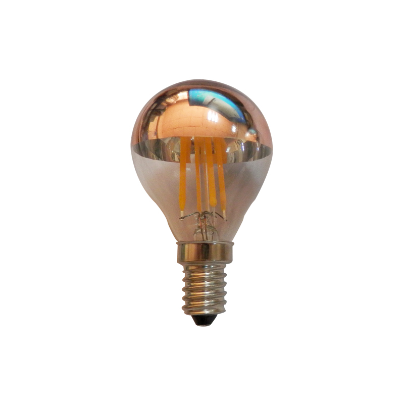 LED E14 BALL ROSE GOLD DIM 4W 2700K 230V AC 400LM RA80 RETRO4WWDIMG