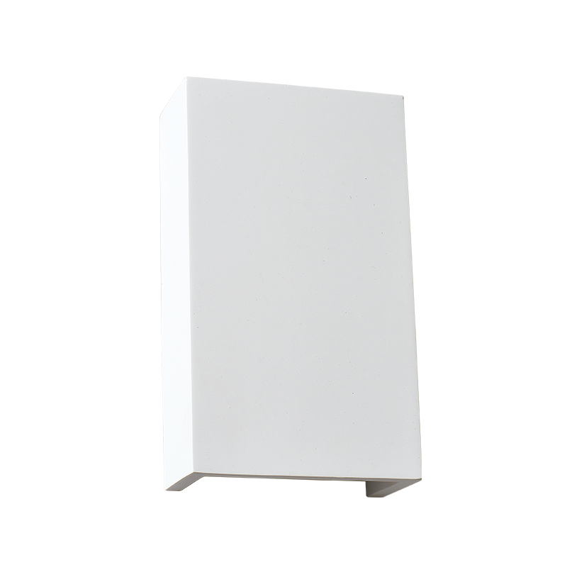 ^GYPSUM WALL LUMINAIRE 1XG9 BLOCK 11,6x7x20CM G85271W