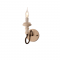 ^WALL MOUNTED LUMINAIRE 1XE14 ANTIQUE/RUST METALLIC 12Χ21Χ24CM TOULOUSE EG171W12R