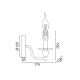 ^WALL MOUNTED LUMINAIRE 1XE14 ANTIQUE/RUST METALLIC 18X12X16CM LYON EG5871W18R ^WALL MOUNTED LUMINAIRE 1XE14 ANTIQUE/RUST METALLIC 18X12X16CM LYON EG5871W18R