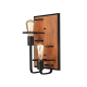 ^WALL MOUNTED LUMINAIRE 2XE27 WOOD+BLACK METALLIC 25X16XH36CM TESLA EG842W36B ^WALL MOUNTED LUMINAIRE 2XE27 WOOD+BLACK METALLIC 25X16XH36CM TESLA EG842W36B