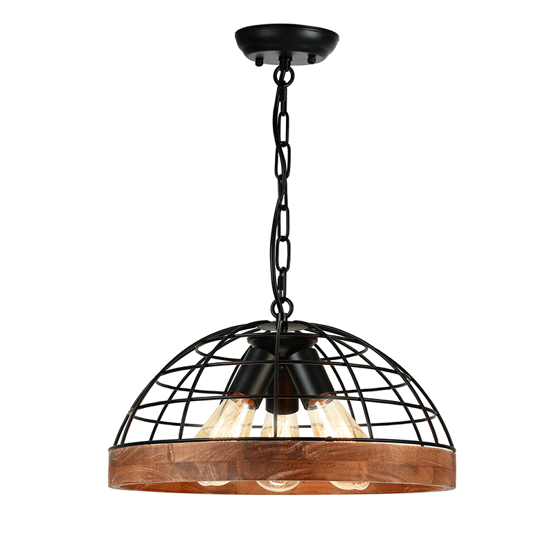 ^PENDANT LUMINAIRE 3XE27 WOOD + BLACK D40XH120CM TESLA EG843P40B ^PENDANT LUMINAIRE 3XE27 WOOD + BLACK D40XH120CM TESLA EG843P40B