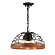 ^PENDANT LUMINAIRE 3XE27 WOOD + BLACK D40XH120CM TESLA EG843P40B ^PENDANT LUMINAIRE 3XE27 WOOD + BLACK D40XH120CM TESLA EG843P40B