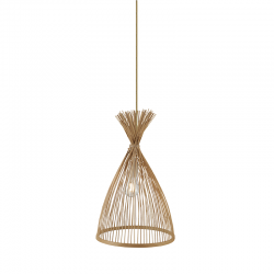 ^PENDANT LIGHTING 1ΧΕ27 BAMBOO D30XH154CM SERIFOS TF661P30BO