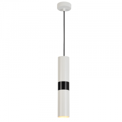 ^PENDANT LIGHTING 1XGU10 WHITE METALLIC D8XH120CM DA VINCI HM851P6WH