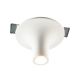 ^CEILING LUMINAIRE 1XGU10 TRIMLESS GYPSUM D23XH15CM AVA G1018S