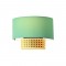 ^WALL MOUNTED LIGHTING 1ΧΕ14 NISYROS ΒΕΡΑΜΑΝ FABRIC+MATTING RATTAN 25Χ18Χ13CM TF20831WG