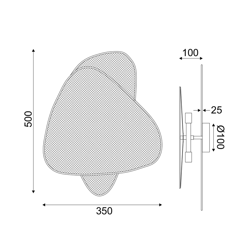 ^WALL MOUNTED LIGHTING 2ΧΕ14 SKYROS MATTING RATTAN 50X35X13CM TF20852WN ^WALL MOUNTED LIGHTING 2ΧΕ14 SKYROS MATTING RATTAN 50X35X13CM TF20852WN