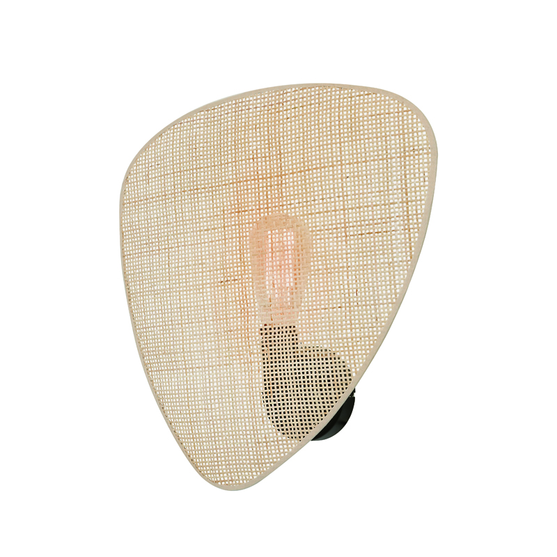 ^WALL MOUNTED LIGHTING 1ΧΕ27 SKYROS MATTING RATTAN 42X38X15CM TF20851WN