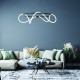 ^PENDANT LAMP LED 60W 3000K 3400LM WAVE BLACK METAL IP20 D80XH230CM ZM36LEDP80BK