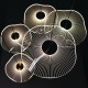 ^PENDANT LAMP LED 25W 3000K 1750LM NINFEA BRASS METAL IP20 D55XH260CM ZM34LEDP55BR ^PENDANT LAMP LED 25W 3000K 1750LM NINFEA BRASS METAL IP20 D55XH260CM ZM34LEDP55BR