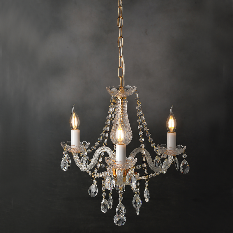 ^PENDANT 3XE14 CLEAR CRYSTAL + GOLD METAL Φ48×Η160CM GLADIOLO BLK80413PCG ^PENDANT 3XE14 CLEAR CRYSTAL + GOLD METAL Φ48×Η160CM GLADIOLO BLK80413PCG