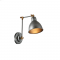 ^WALL LUMINAIR 1ΧΕ27 METAL BLACK-SILVER BRACET Φ15Χ39CM THALASSA EG168871WB