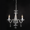 ^PENDANT 3XE14 CLEAR CRYSTAL + CHROME METAL Φ49×Η173CM LOMPELIA BLK80383PCC