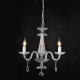 ^PENDANT 3XE14 CLEAR CRYSTAL + CHROME METAL Φ49×Η173CM LOMPELIA BLK80383PCC ^PENDANT 3XE14 CLEAR CRYSTAL + CHROME METAL Φ49×Η173CM LOMPELIA BLK80383PCC