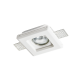 ^SQUARE GYPSUM TRIMLESS SPOT LUMINAIRE ERIN GU10 G90041C