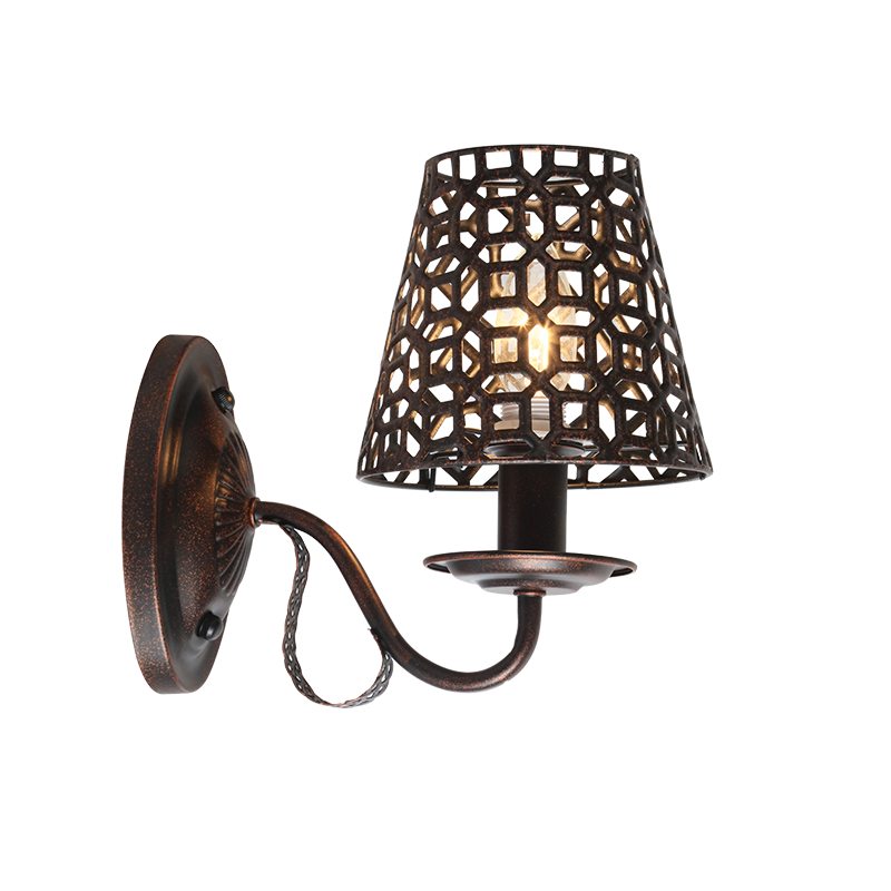 ^WALL LUMINAIR 1ΧΕ14 METAL METAL BLACK- BRONZE 5Χ15Χ26CM EDAM EG169751WBC ^WALL LUMINAIR 1ΧΕ14 METAL METAL BLACK- BRONZE 5Χ15Χ26CM EDAM EG169751WBC