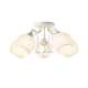 ^CEIL 5ΧΕ27 METAL PATINE+GLASS+CRYSTAL Φ55ΧΗ22,5CM OPORTO EG165885C ^CEIL 5ΧΕ27 METAL PATINE+GLASS+CRYSTAL Φ55ΧΗ22,5CM OPORTO EG165885C
