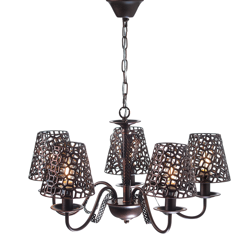 ^PENDANT 5ΧΕ14 METAL BLACK- COPPER Φ55ΧΗ85CM EDAM EG169755PBC ^PENDANT 5ΧΕ14 METAL BLACK- COPPER Φ55ΧΗ85CM EDAM EG169755PBC