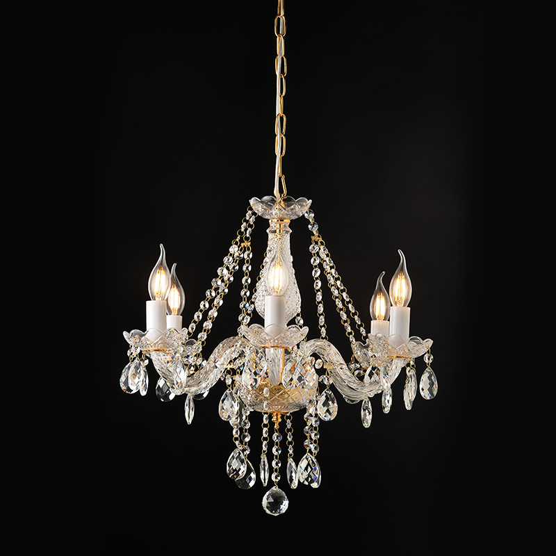 ^PENDANT 6XE14 CLEAR CRYSTAL + GOLD METAL Φ51×H162CM GLADIOLO BLK80416PCG ^PENDANT 6XE14 CLEAR CRYSTAL + GOLD METAL Φ51×H162CM GLADIOLO BLK80416PCG