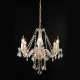 ^PENDANT 6XE14 CLEAR CRYSTAL + GOLD METAL Φ51×H162CM GLADIOLO BLK80416PCG ^PENDANT 6XE14 CLEAR CRYSTAL + GOLD METAL Φ51×H162CM GLADIOLO BLK80416PCG
