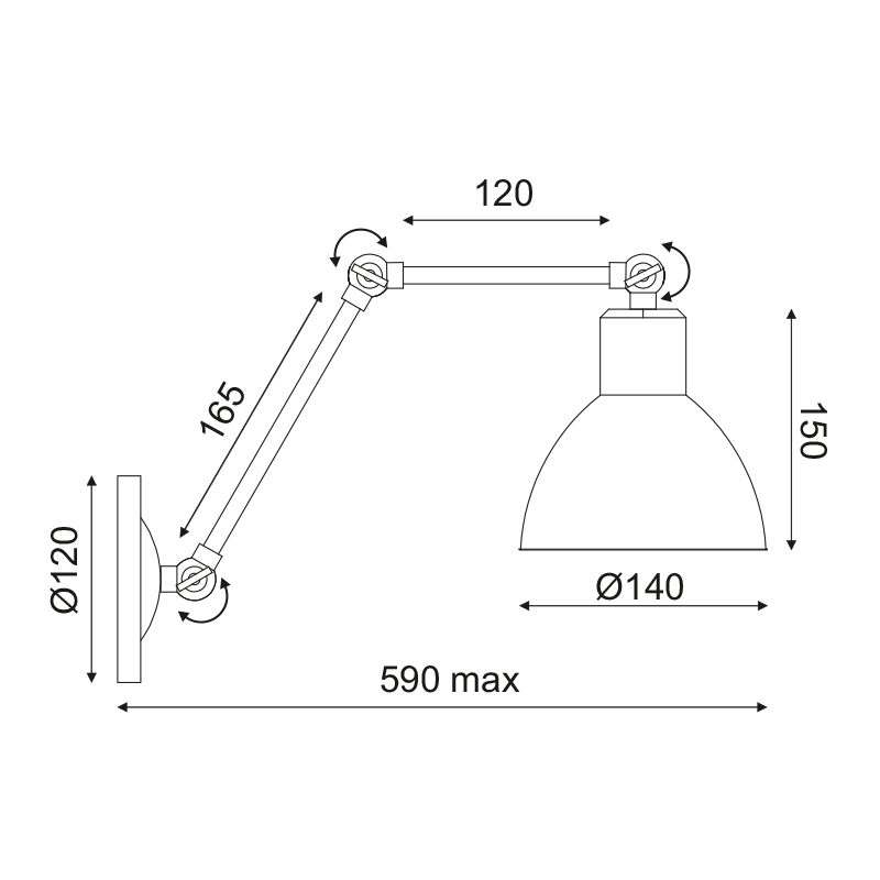 ^WALL LUMINAIR 1ΧΕ27 METAL RUST BRACET Φ15Χ39CM THALASSA EG168871WR ^WALL LUMINAIR 1ΧΕ27 METAL RUST BRACET Φ15Χ39CM THALASSA EG168871WR