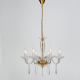 ^PENDANT 8XE14 CLEAR CRYSTAL + GOLD METAL Φ60×Η181CM VIOLET BLK80288PCG ^PENDANT 8XE14 CLEAR CRYSTAL + GOLD METAL Φ60×Η181CM VIOLET BLK80288PCG