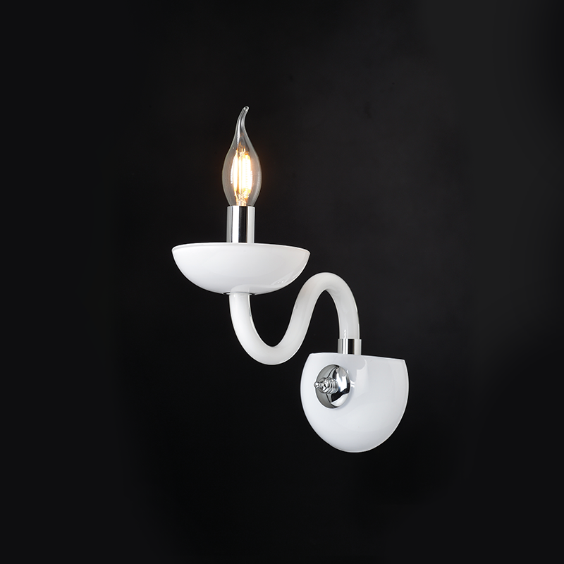 ^WALL MOUNTED LUMINAIR 1XE14 WHITE CRYSTAL + CHROME METAL 22X30CM LUNARIA BLK82181WWC ^WALL MOUNTED LUMINAIR 1XE14 WHITE CRYSTAL + CHROME METAL 22X30CM LUNARIA BLK82181WWC