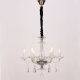 ^PENDANT 6XE14 CLEAR CRYSTAL + CHROME METAL Φ53×H173CM LOMPELIA BLK80386PCC ^PENDANT 6XE14 CLEAR CRYSTAL + CHROME METAL Φ53×H173CM LOMPELIA BLK80386PCC